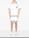 Casablanca Casa Way World Series Silk Shirt In White