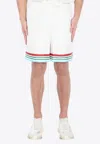 Casablanca Casa Way World Series Bermuda Shorts In White