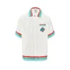 Casablanca Casa Way World Series Silk Shirt In White