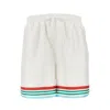 Casablanca Casa Way World Series Bermuda Shorts In White