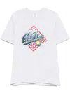 Casablanca Casa Way World Series Printed T-shirt In Gray
