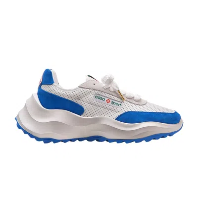 Pre-owned Casablanca Atlantis Sneaker 'white Blue' | Men's Size 6.5