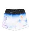 Casablanca Men's Graphic Print Swim Shorts In Multi