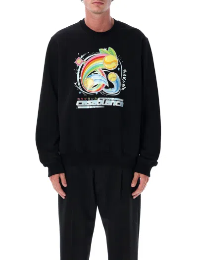 CASABLANCA CASABLANCA CASABLANCA MANGA TENNIS BALL SWEATSHIRT
