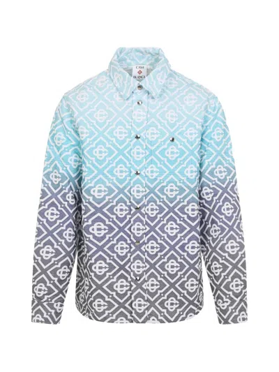 Casablanca Monogram Gradient Jacket In Multi