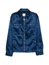 Casablanca Patterned Zip Jacket In Blue