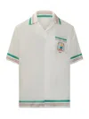 Casablanca Casa Way World Series Silk Shirt In White
