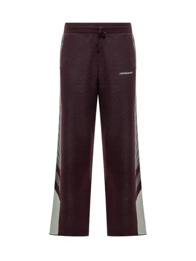 Casablanca Sports Pants With Side Details In Purple