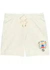 Casablanca Mens Casa Way Mountain Cotton-jersey Sweat Shorts In White