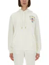 Casablanca Knitwear Hood Embroidered Detail In Neutral