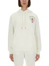 Casablanca Knitwear Hood Embroidered Detail In White