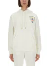 Casablanca Knitwear Hood Embroidered Detail In Neutral