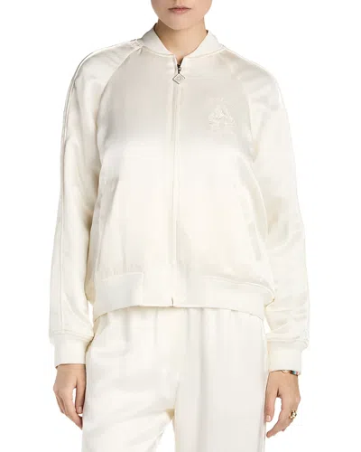 Casablanca Casblanca Satin Bomber In White