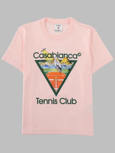Casablanca Casual Mini T-shirt For Women In Pink