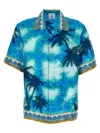 Casablanca Caustics Emblem Short-sleeved Shirt In Multi