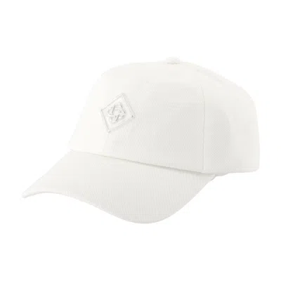 Casablanca Cc Logo Patch Cap In White