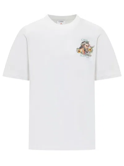 Casablanca Celebration T-shirt In White