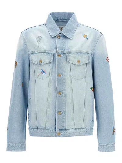 CASABLANCA EMBROIDERED MOTIF JACKET