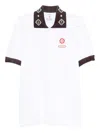 Casablanca Piqu Cotton Polo Shirt In White