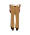 Casablanca Chenille Track Pants In Brown