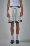 Casablanca Chevron Crochet Bermuda Shorts