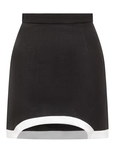 Casablanca Chic Mini Skirt In Black
