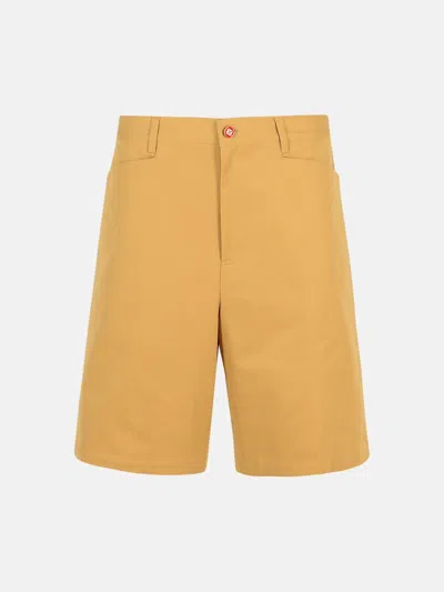 Casablanca 'chicano' Beige Cotton Bermuda Shorts