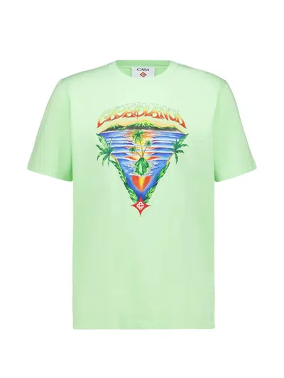 Casablanca Innocence Mini Jersey T-shirt For Men In White