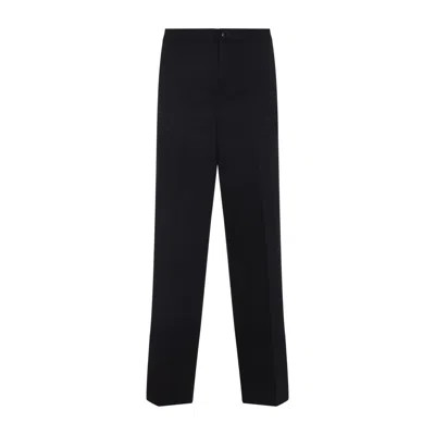 Casablanca Tailored Fit Black Trousers With Classic Waistband