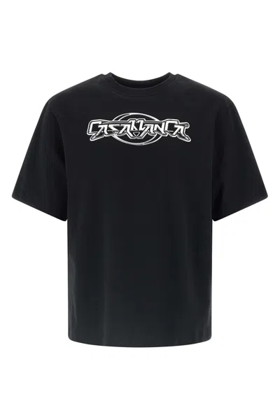 Casablanca ' Chrome' T-shirt In Black