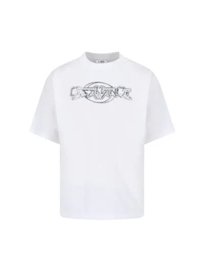CASABLANCA CHROME" T-SHIRT WHITE