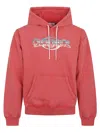Casablanca 'chrome' Hoodie In Red