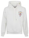 Casablanca Text Hoodie With Drawstring And Pocket In White