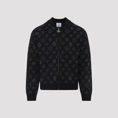 CASABLANCA CITY JACQUARD BOMBER JACKETS