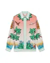 Casablanca Graphic Print Long Sleeve Shirt