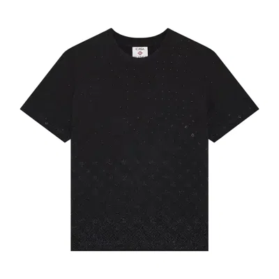 Pre-owned Casablanca Classic T-shirt 'crystal Monogram' | Black | Men's Size L
