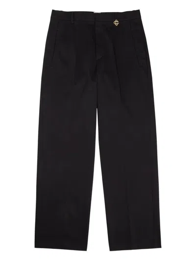 Casablanca Classic Tailored Trousers For Men In Black