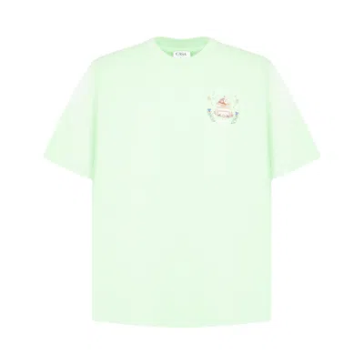 Pre-owned Casablanca Classic T-shirt 'green' | Men's Size S