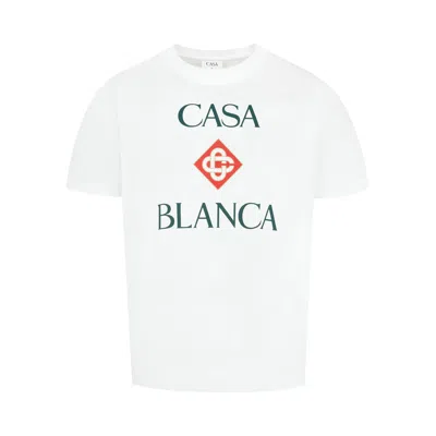 Pre-owned Casablanca Classic T-shirt 'white' | Men's Size Xxl