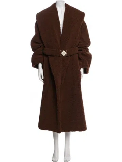 Pre-owned Casablanca Coat In Brown