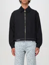 Casablanca Tailored Wool Jacket With Contrasting Logo In Schwarz