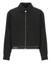 Casablanca Tailored Wool Jacket With Contrasting Logo In Black