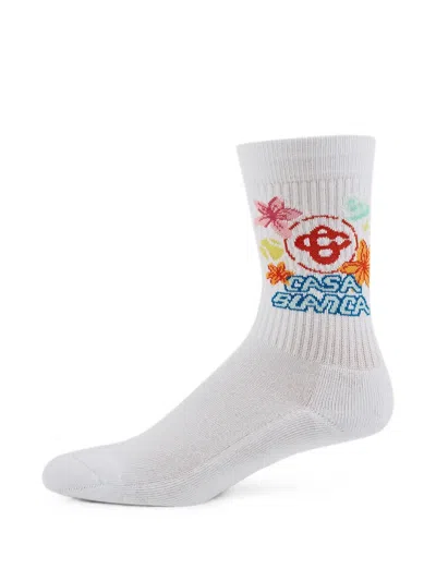 Casablanca Collage D'icones Socks In Multi