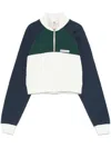 Casablanca Turtleneck Long Sleeve Sweatshirt In 白色