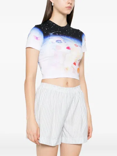 Casablanca Cosmic-print T-shirt In Multi