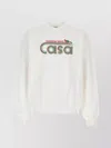 Casablanca Cotton Crew Neck Sweatshirt With Graphic Print