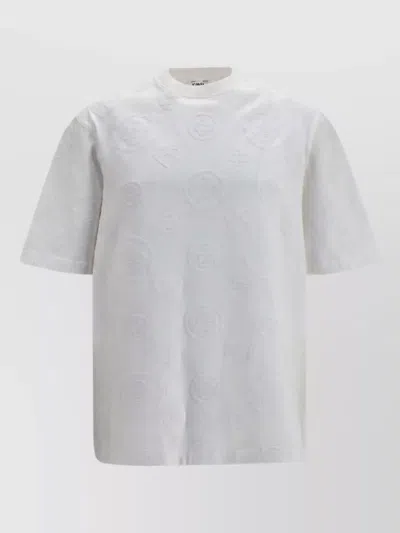 Casablanca Cotton Oversized Logo-print T-shirt In Neutral