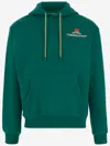 Casablanca Cotton Sweatshirt With Logo In Green