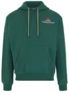 Casablanca Cotton Sweatshirt With Logo In Green