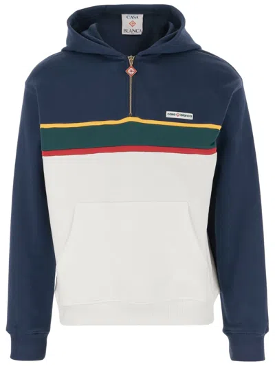 Casablanca Cotton Sweatshirt With Logo In Multicolor